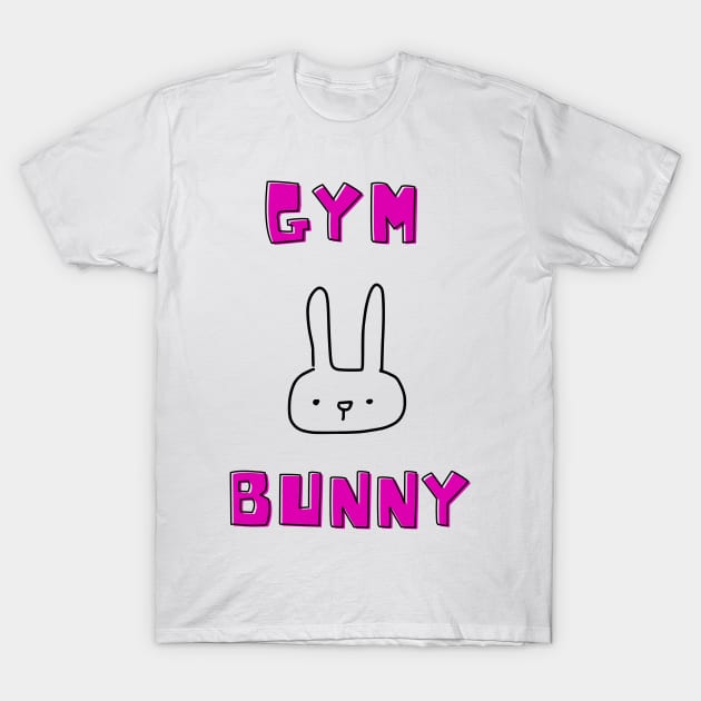 Gym Bunny T-Shirt by JLBCreations